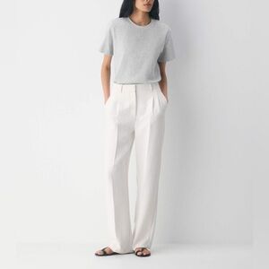 NWT Aritzia The Effortless Pant Crepette in light birch